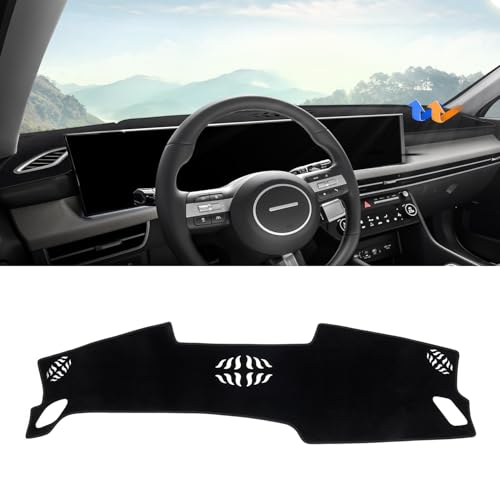 Autorder Dashboard Cover Mat for Hyundai Sonata 2024 2025 Accessories Dash Cover Upgrade Velvet Dash Mat UV Rays Protector - Image 1