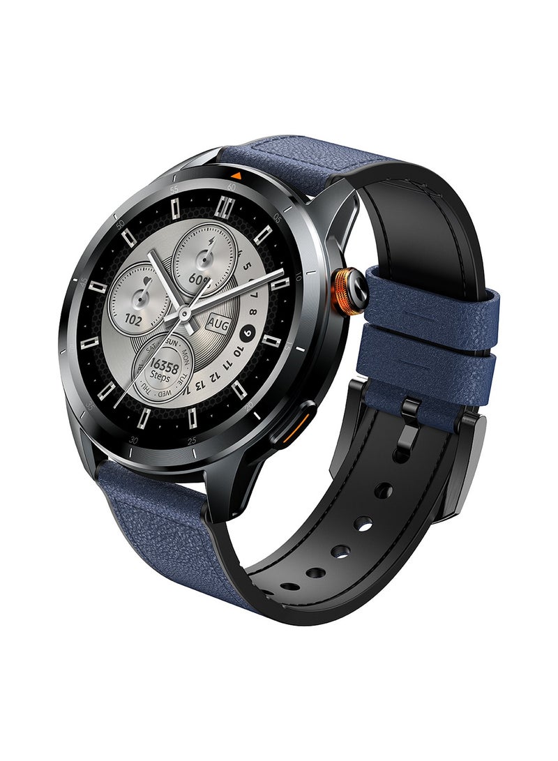 ITEL 400 mAh N10 Smartwatch 1.43" AMOLED Display, GPS 5-Satellite Tracking, Corning Gorilla Glass, 12-Day Battery Life, 5ATM Swimming  Waterproof Dark Chrome - Image 2