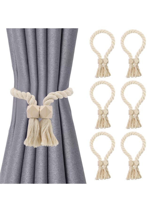 Bukela Curtain Tieback – Magnetic Rope, Decorative Holder, for Drapes, Sheers, 2 Pieces - Image 2