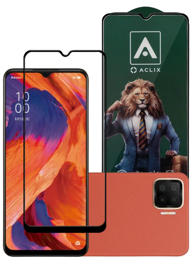 ACLIX Antistatic ESD Dustproof Premium Quality High Definition Tempered Glass Screen Protector Designed For Oppo A73 - Image 1