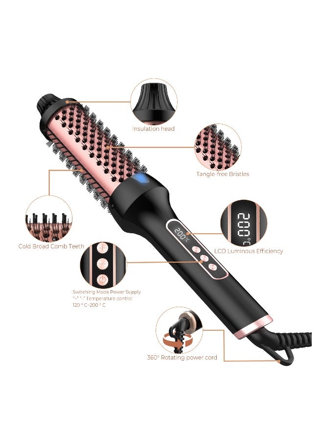 Beauenty Hair curler curling iron dual-purpose large roll with bangs curling iron hot air comb. - Image 3