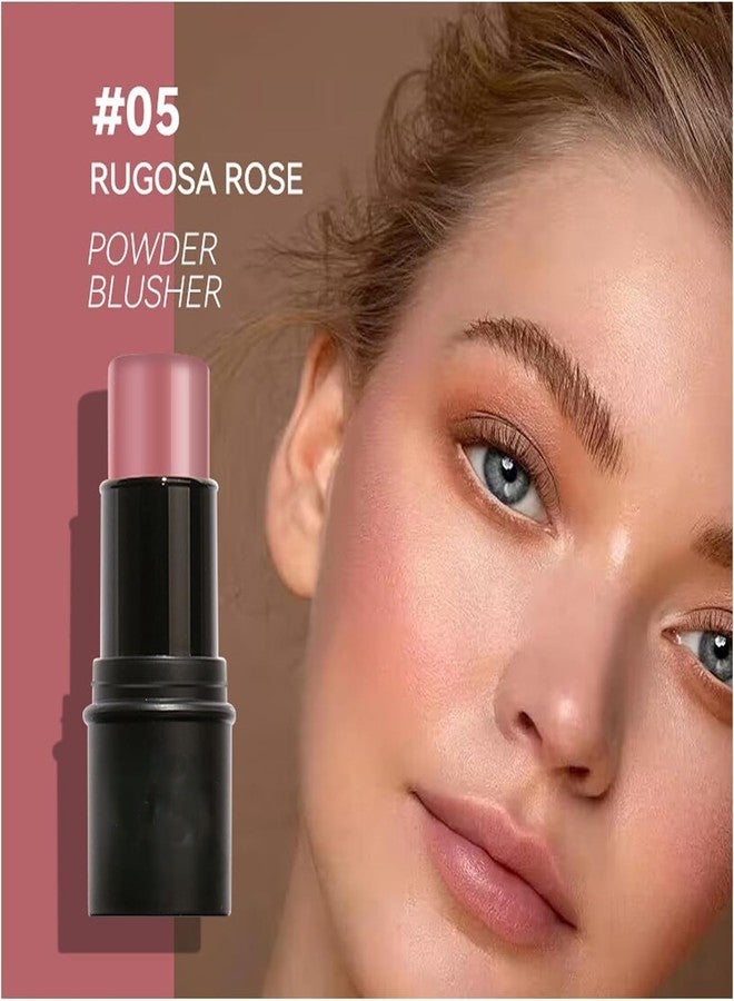 RedOak Multi-Use Cream Contour Highlighter, Blush and Bronzer Contour Stick - 05 Rogosa Rose - Image 2