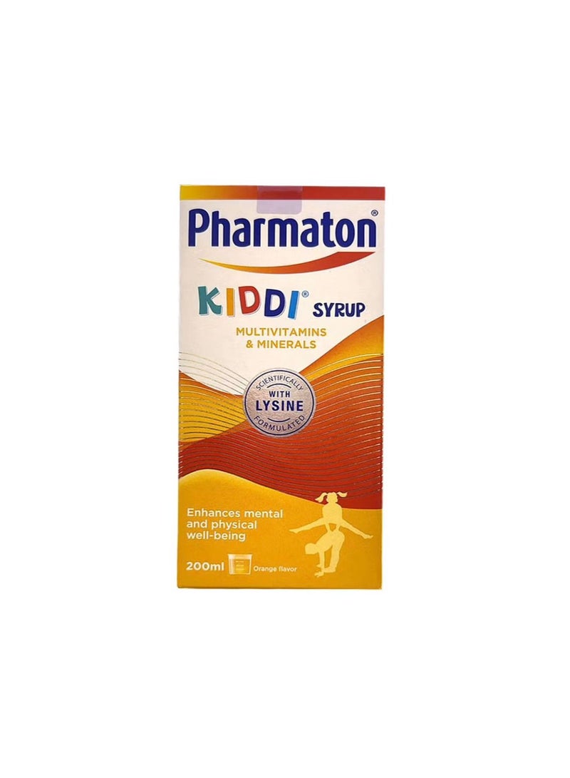 PHARMATON KIDDI SYRUP 200 ML