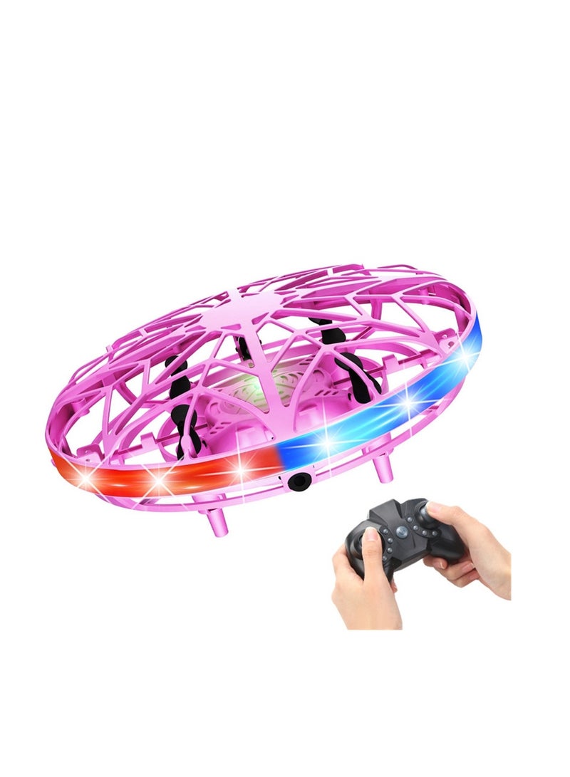 ufo induction aircraft intelligent remote control helicopter luminous sense novel stunt small four-axis toy - Image 1