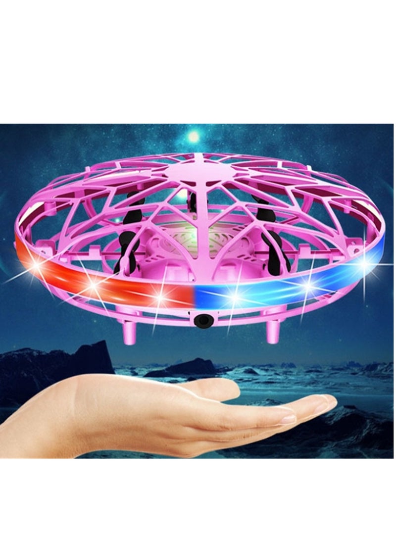 ufo induction aircraft intelligent remote control helicopter luminous sense novel stunt small four-axis toy - Image 2