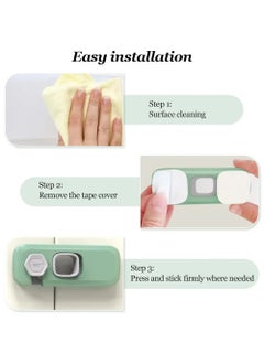 ONETO 5 Pcs Baby Safety Cabinet Lock Security Protection Home Refrigerator Safety Buckle Child Anti Pinch Hand Drawer Door Locks  - Image 4