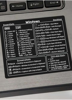 ماركة غير محددة ملصقات اختصارات لنظام Mac OS و نظام Windows بالإضافة الى برامج EXCEL و WORD مضادة للماء و قابلة للإزالة  - Image 3