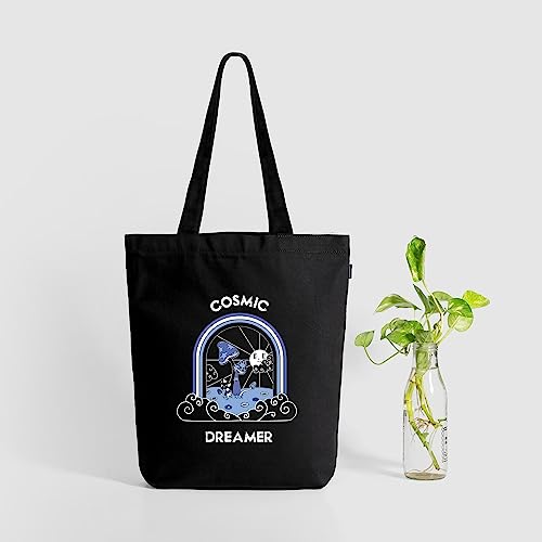 EcoRight Eco Right Canvas Tote Bags for Women with Zip, College Bag for Girls, 100% Organic Cotton Tote Bag for Shopping, Travel & beach bags for women (Pack of 2) - Image 3