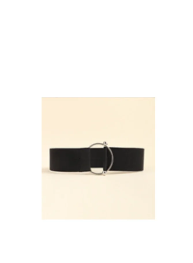 ELLA Round Buckle Elastic Waist Belt