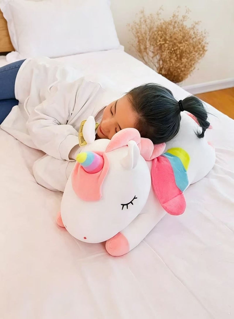 Haidue Rainbow Unicorn Plush Doll - Soft Cotton Fabric(30CM/50CM) - Image 4
