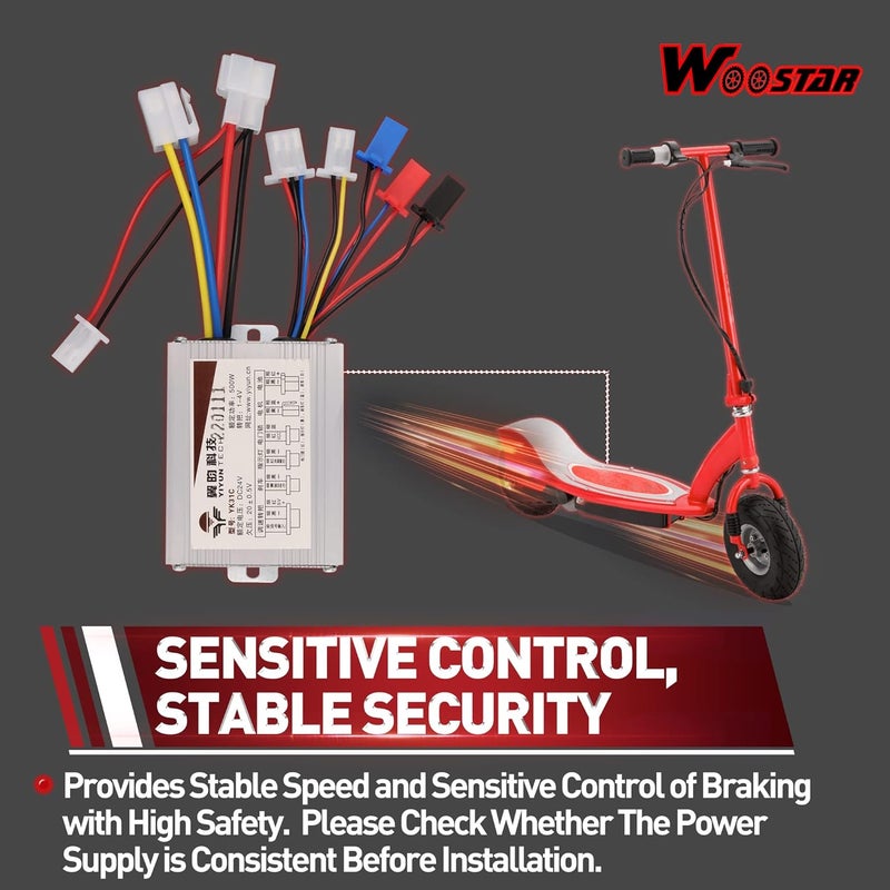 WOOSTAR 24V 500W Motorcycle Speed Controller - Image 4