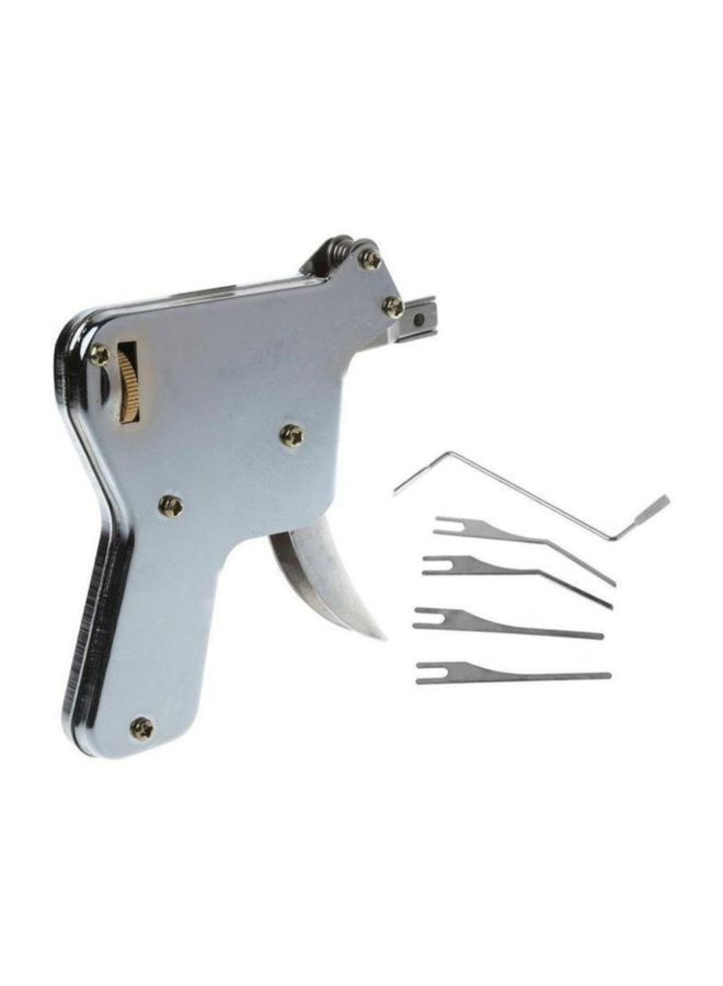 NIBEMINENT Pistol Door Lock Opener Tool Silver 0.184kg - Image 5