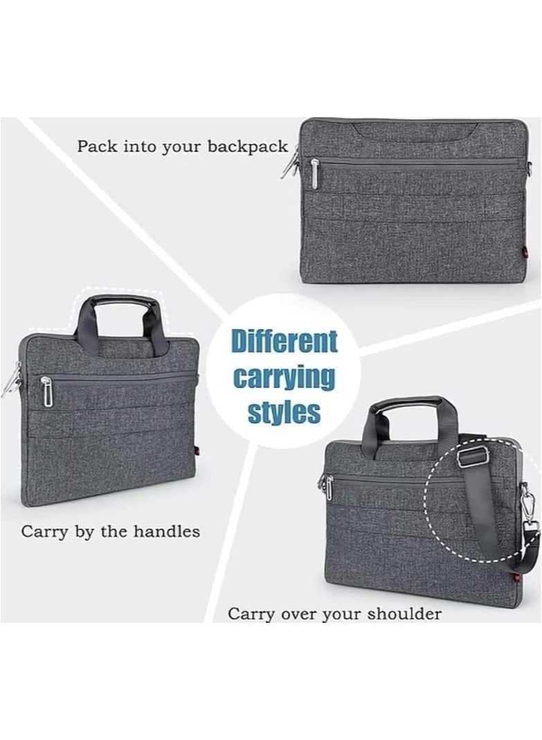 SPECTON City Commuter Bag For 15.6" Laptop/Ultrabook, Gray - Image 3