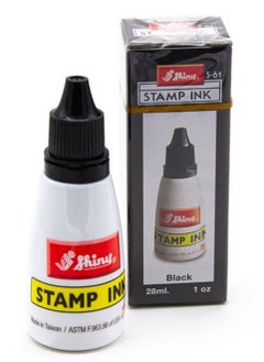 Shiny 28ml Stamp Ink Bottle Black Ink  - Image 1