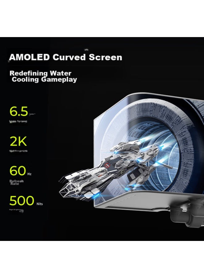 Tryx Panorama Display 360 Water-cooled Cpu Cooler Argb White 6.67-inch Curved Screen/asetek8/ki Software/naked Eye 3d Visualization - Image 2