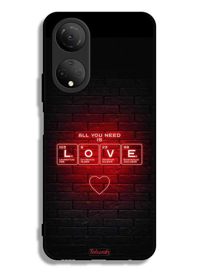 Tolwak Honor X7 Protective Case Cover All You Need Is Love - Image 2