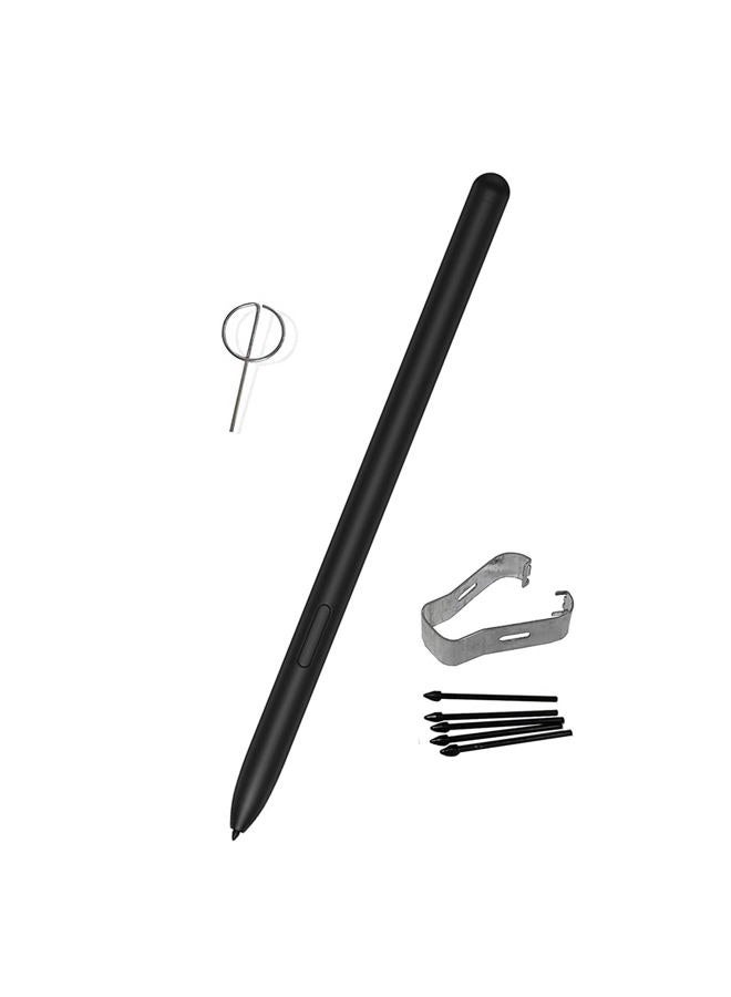 PCTC Tab S8 S Pen Replacement for Samsung Galaxy S8 S8 Plus S8 Ultra (EJ-PT870BJEGUJ) Touch Pen Stylus Pen (WithoutBluetooth) + Tips + Eject Pin(Black) - Image 1
