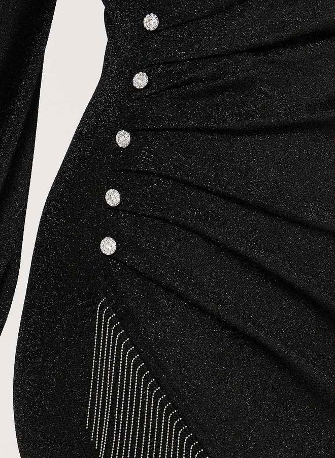 Styli Fringed Evening Dress  - Image 3