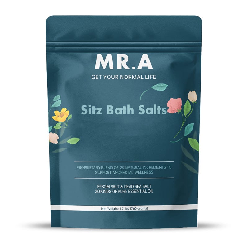Mr.A 1.7 lbs Sitz Bath for Hemorrhoids,Premium Grade 23 Ingredients, Advanced Hemorrhoid Treatment Formula Epsom Salt Dead Sea Salt Essential Oils, Sitz Bath Salts for Hemorrhoids Toilet Seat Bathtug - Image 1