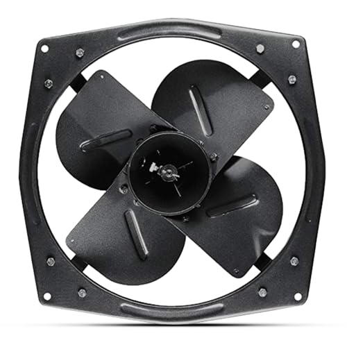 Almonard 15 inch Heavy Duty Single Phase (1400 RPM) Exhaust Fan, black - Image 1