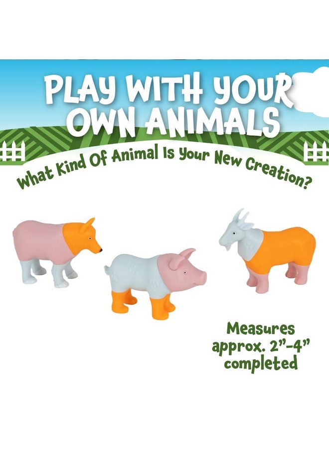 Popular Playthings Mini Magnetic Mix Or Match Animal Toys With Pop-Up Playmat, Set Of 7 - Farm - Image 4