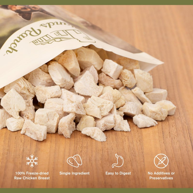 BADLANDS RANCH by Katherine Heigl â€“ Superfood Bite Freeze-Dried Raw Chicken Breast Dog Treats â€“ High Protein Single-Ingredient Snacks for Training, Rewards & Daily Wellness - Image 5