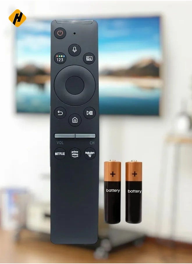 HuHa - Replacement Remote Control BN59-01312B for Samsung TV QE43Q60RALXXN QE49Q70RAT QE55Q70RATXXU QE65Q60RATXXC QE65Q70RATXXC with battery - Image 1