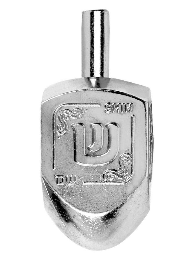 Izzy 'n' Dizzy Hanukkah Dreidels - Metallic Blue And Silver Dreidel - 10 Pack Medium - Image 2