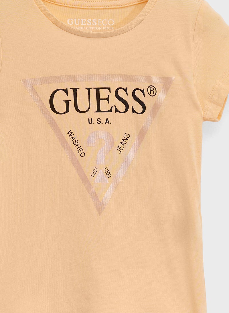 GUESS Kids Short Sleeve T-Shirt - Image 3