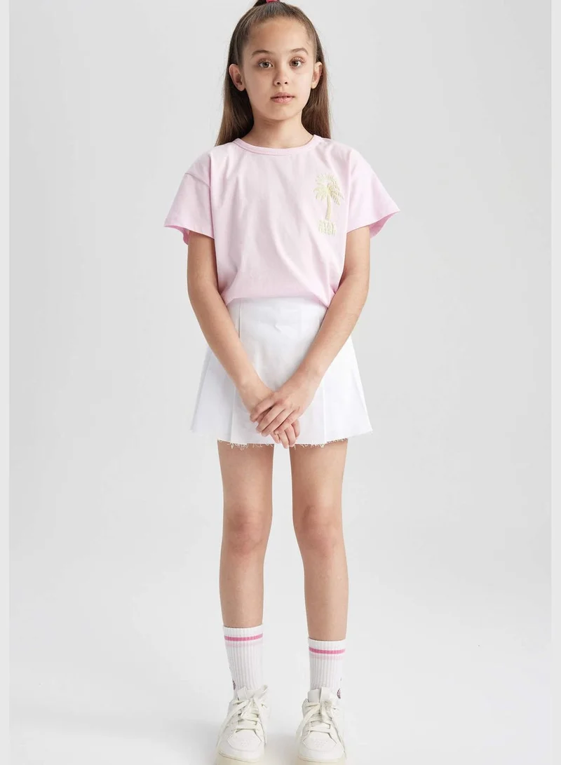 DeFacto Girl Knitted Short Sleeve Body