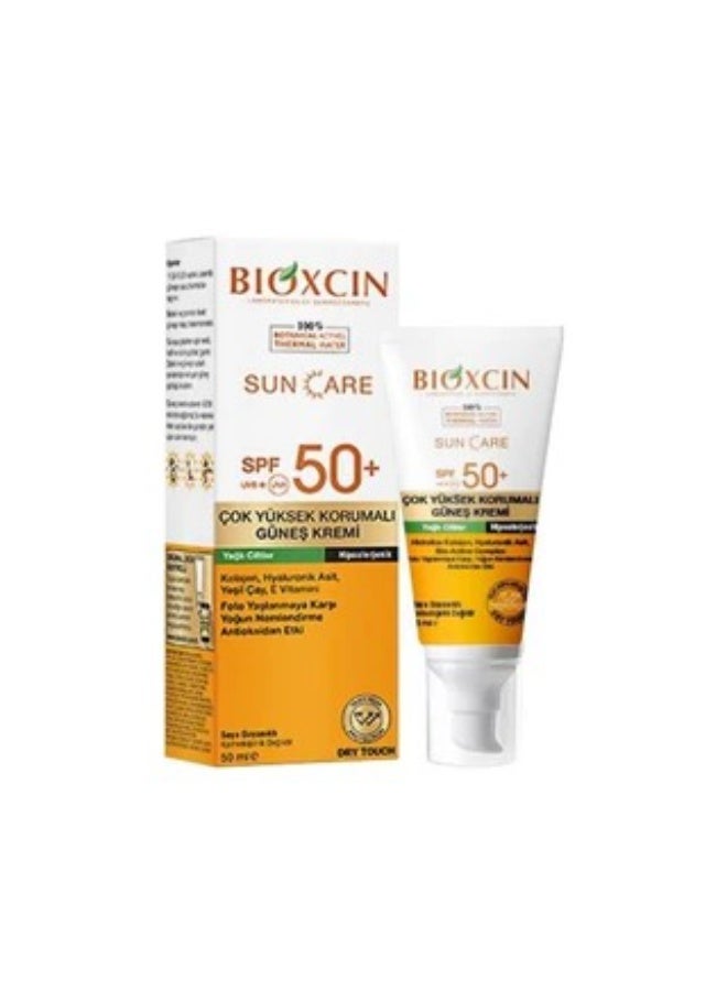 Bioxcin Sun Care SPF 50+ - High Protection for Dry Skin | 50 ml - Image 1
