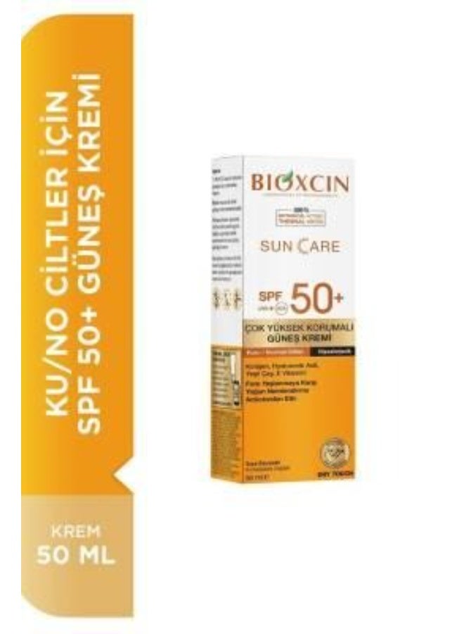 Bioxcin Sun Care SPF 50+ - High Protection for Dry Skin | 50 ml - Image 2