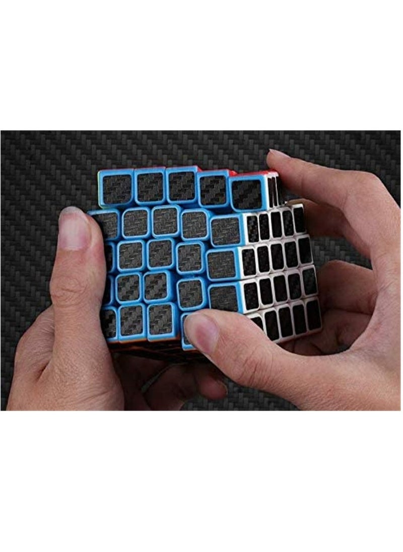 KASTWAVE Rubiks Cube 5x5x5 Speed Cube Smooth Magic Carbon Fiber Sticker Speed Cubes Enhanced Version Black - Image 5