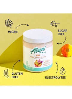Alani Nu BCAA Sour Peach Ring | Branch Chain Essential Amino Acids | 2:1:1 Formula | Supplement Powder | Muscle Recovery Vitamins for Post-Workout | 30 Servings  - Image 5