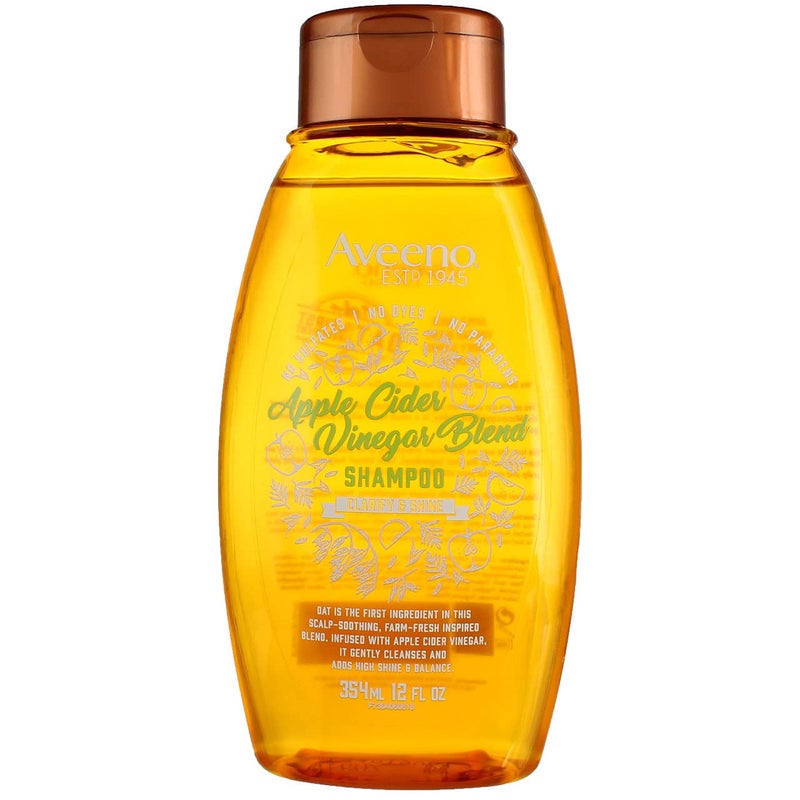 Aveeno Shampoo Apple Cider Vinegar Blend 12 Ounce (354ml) (3 Pack) - Image 1