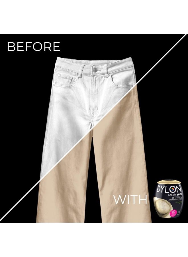 DYLON Washing Machine Fabric Dye Pod for Clothes & Soft Furnishings, 350g – Sandy Beige - Image 4