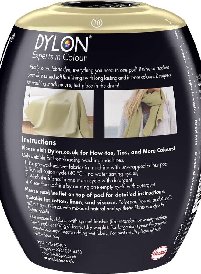 DYLON Washing Machine Fabric Dye Pod for Clothes & Soft Furnishings, 350g – Sandy Beige - Image 2