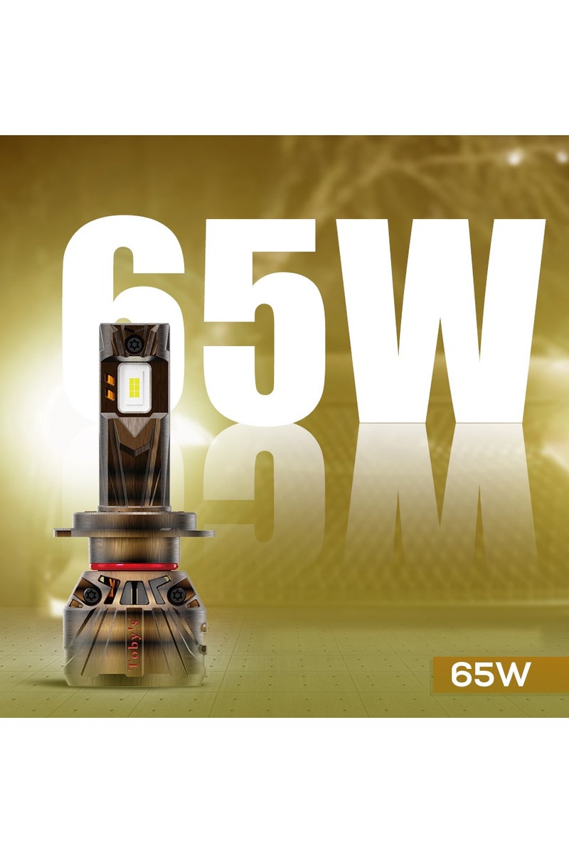 Toby's XT65 9005/9006 2 Pieces Car LED Headlight Original 65W/Piece Power 6500/piece Lumens With Color Temperature 6500K - Image 3