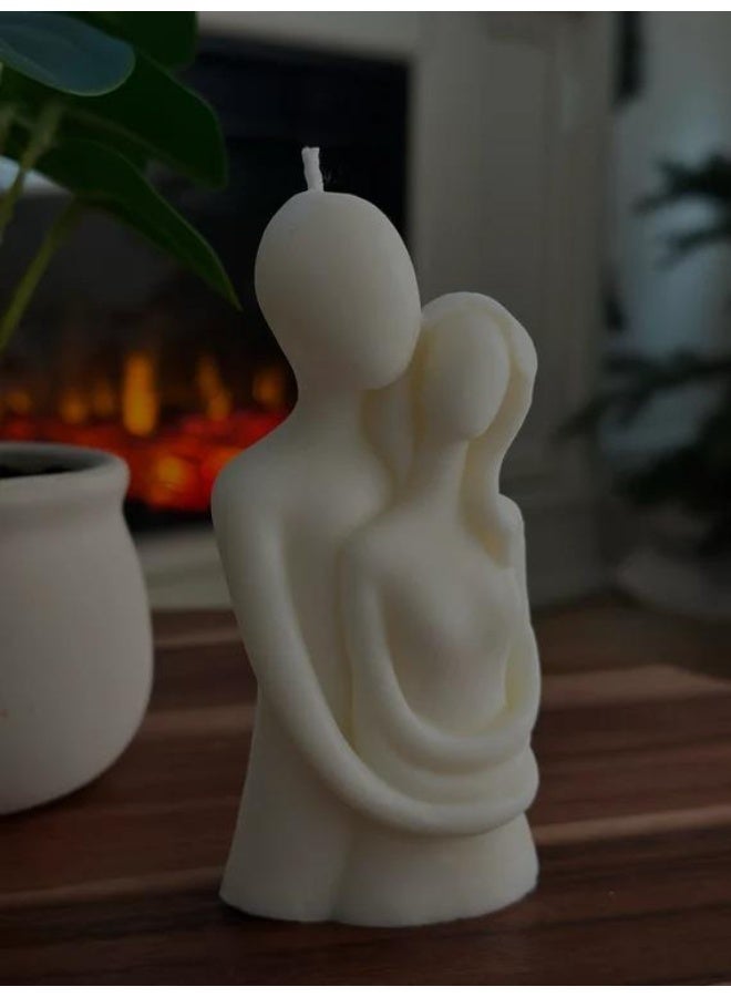 "Embrace the Souls" Candle - Unique Romantic Design - Image 2