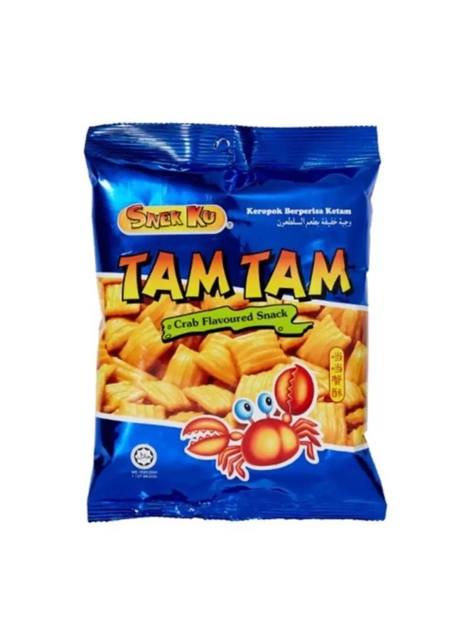 Snek Ku Tam Tam Snek Ku Tam Tam Crab Flavored Delicious And Crunchy Snacks- 10gms
