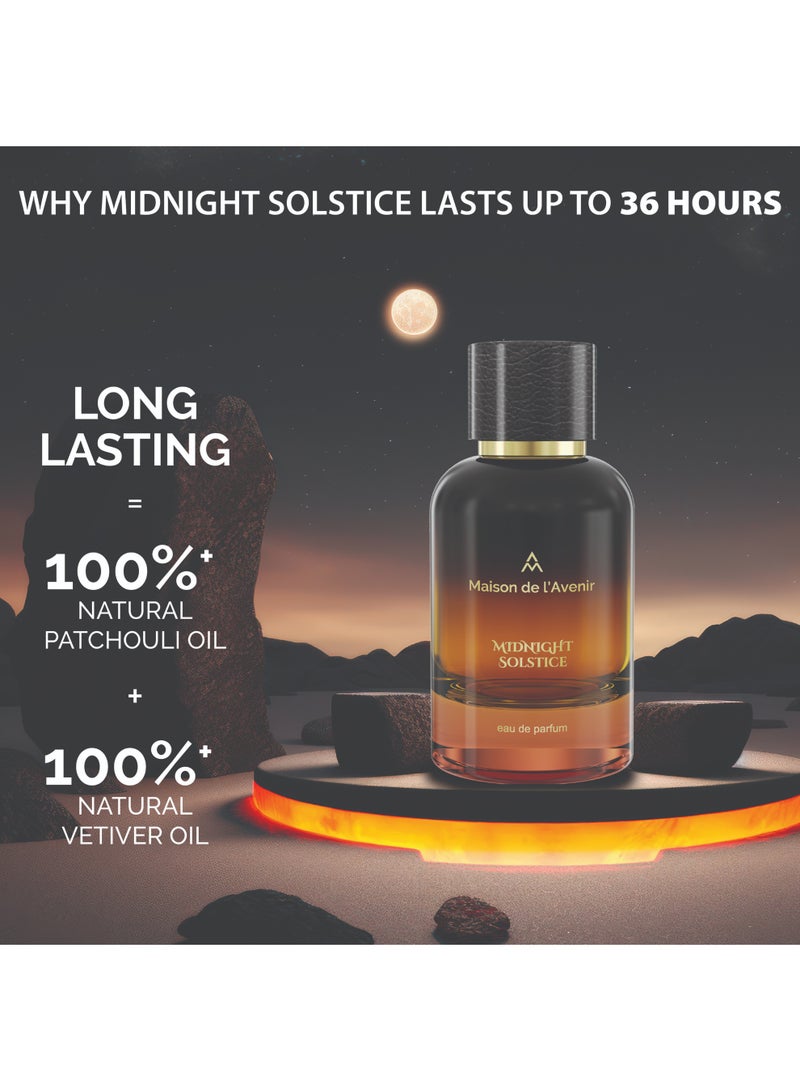 Maison de l'Avenir Midnight Solstice EDP- Long Lasting Unisex Perfume 100ml - Image 2