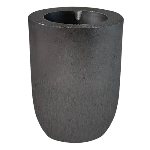 Molten Masters #1-1.3KG Premium Black Silicon Carbide Graphite Crucibles Cup Furnace Torch Melting Casting Refining for Aluminum, Gold, Silver, Copper, Brass Withstand 1800 ℃/3272℉ - Image 1