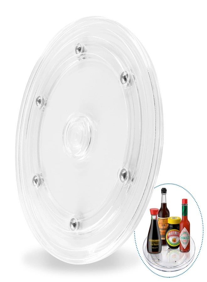 Bivethoi 6 Inch Mini Turntable - Clear Rotating Tray, Acrylic Ball Bearing Turntable Plate for Kitchen, Spice Rack, TV, Laptop, Computer Monitor - Image 2