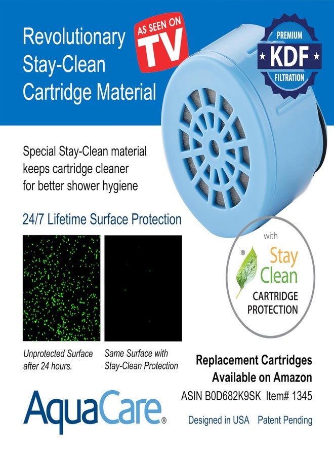Aquacare Water Filtration Modes, Instant Cartridge Reload & Built-in Hand Shower or Combo Mounts - Image 4
