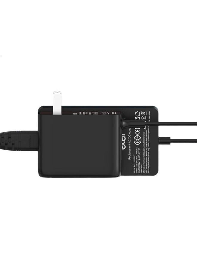 Elei Microsoft Tablet Laptop Charger, 15V4A 65W, Suitable For Surface Pro 5/6/7/8/X/Go/Laptop 3/4/Book, Power Adapter Cable - Image 2