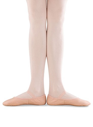 Bloch Dance Girl's Dansoft Full Sole Leather Ballet Slipper/Shoe, Pink, 10 Toddler - Image 2