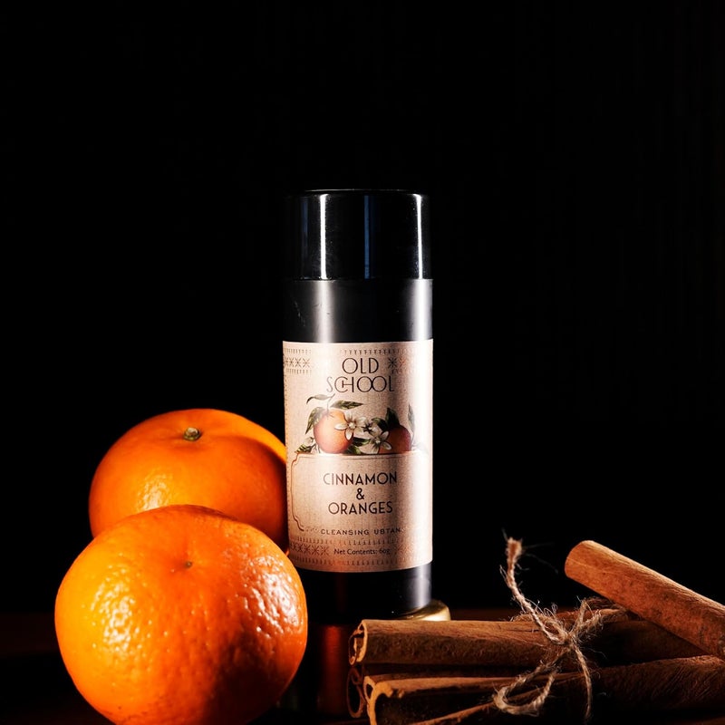 Old School Rituals Cinnamon  Oranges Cleansing Ubtan  Exfoliating Face Wash Powder  For Radiant  Clear Skin  60g  Removes Dead Skin  Impurities  Infused with Natural Cinnamon  Orange Extracts - Image 3