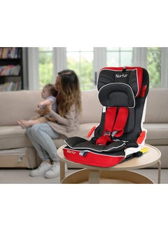 Maverick Baby/Kids Compact Foldable Car Seat - Isofix - 10-Level Adjustable Headrest - 9 Months To 12 Years, , Black/Red - pzsku/Z2988298FCC162574147AZ/45/_/1710238636/17ce64e1-9a32-40b8-bdc7-b2f397b589ad