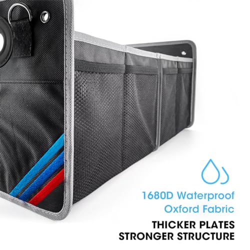 Junsungo Car Trunk Organizer, Waterproof Collapsible Portable Multipurpose Storage Box, Tool Grocery bag organizer, Organizer For X1 X3 X5 E30 Suv Garage Home - Image 2