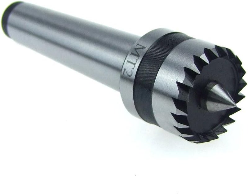 HFS (R) Woodworking Lathe Drive Center MT2 with 1-Inch Crown - Image 1